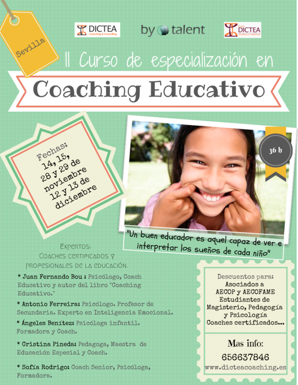 II Edición del Curso de Especialización en Coaching Educativo en Sevilla